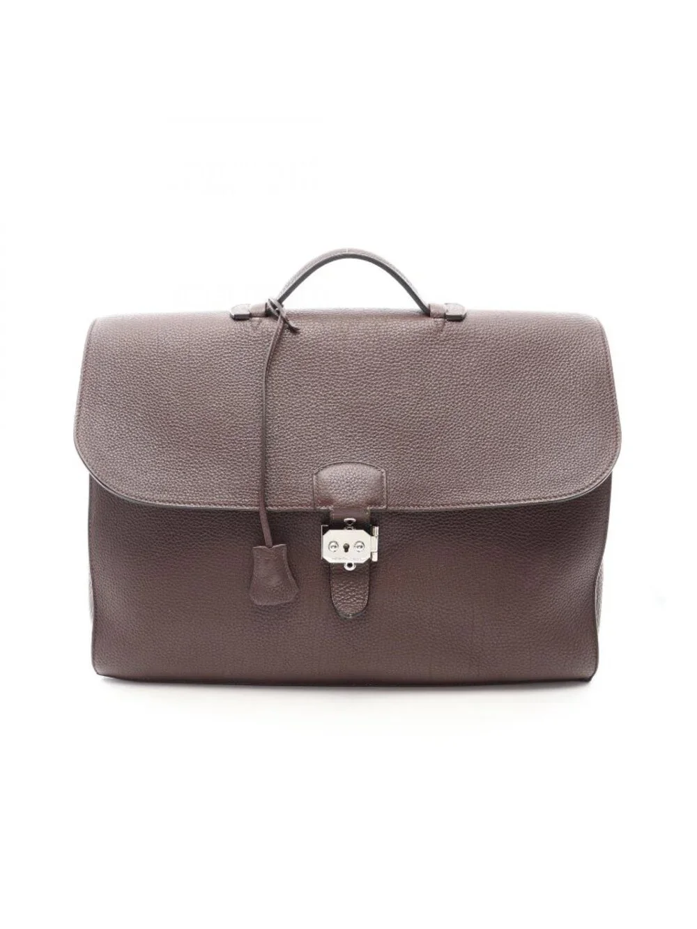 Hermes Business Bag Sac a Depeches 41 Chocolat Leather
